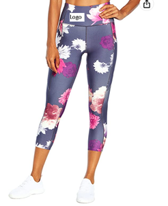 Women's High Rise <b>Pocket</b> <b>Legging</b> Waistband for Support Tummy Control and Slimming Compression Customizable - Product Image 6