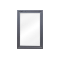 Espejo con Marco Anilla, Espejo de Vanidad Rectangular de Madera para Montar en la Pared, Duradero, Elegante, Diseño Moderno, Decorativo para Baño, Cocina, Hogar, Hotel