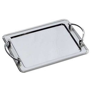 Bandeja de servicio de alimentos de acero inoxidable con mango, utensilios de cocina de estilo nuevo para servir, de la India, precio al por mayor de fábrica - Product Image 1
