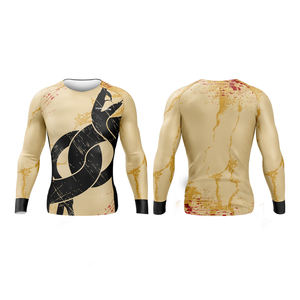 Compression MMA BJJ JUDO NOGi Karate <b>Rash</b> <b>Guard</b> Sublimated Printed Surfing Bjj <b>Rash</b> <b>Guard</b> for Men <b>Women</b> - Product Image 3