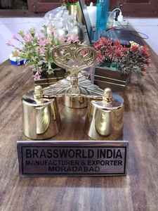 นกทองเหลืองขัดเงารูปแบบทางศาสนาของโบสถ์ระฆังโลหะอุปกรณ์สำหรับโบสถ์ - Product Image 6