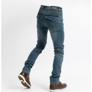 Jean en Denim de haute qualité pour hommes, pantalon de moto, couleur noire, collection 2021 - Product Image 6
