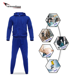 Sweatshirts à capuche décontractés grande taille pour hommes imprimés Gym Fitness Training Sports Running Jogging Sweat Suit pour l'hiver - Product Image 3