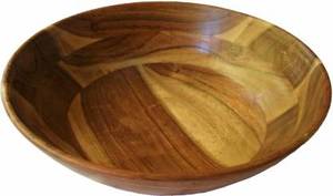 Shinny Polished Wooden Serving Bowl for Kitchen Hotels and Restaurants in Wood Hot Selling - Product Image 6