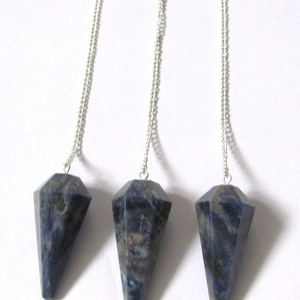 Avec la meilleure qualité de Sodalite Pendules à 6 facettes: Sodalite Pendules à 6 facettes à vendre - Product Image 1