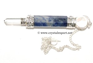 Supplier of Sodalite 3pcs Wand Pendulums : Sodalite 3pcs Wand Pendulums for Sale - Product Image 2
