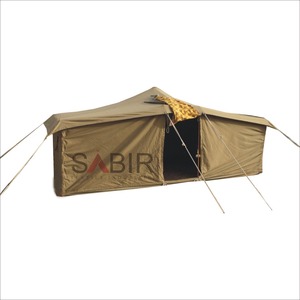 Tienda de campaña de lona caqui de algodón 100% de Oriente Medio de alta calidad, tienda de campaña de una sola capa para eventos de lujo, tienda de desierto al aire libre - Product Image 1