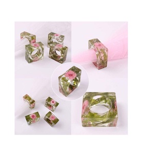 Résine rond de serviette tissu titulaire et Conception et forme avec meilleure couleur pour rond de serviette tissu titulaire pour Offre Spéciale produit - Product Image 1