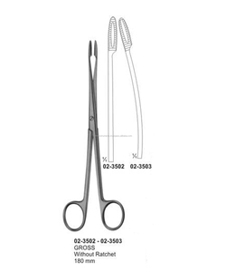 คีมฟองน้ำขั้นต้นทำจากสเตนเลสแบบใช้มือโดยไม่มีวงล้อขนาด180มม. - Product Image 1