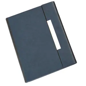 Cuaderno de cuero PU con logotipo personalizado, tamaño A5, para oficina, trabajadores, profesores y estudiantes