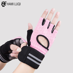 Anti Slip Gym Sports Gloves Kids Sports Gloves Fitness Gloves Bags Black Red Blue Logo Band Item Packing Rubber Color Wrist Size - Product Image 3
