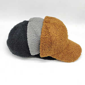 Gorro de lana de algodón orgánico para bebé y niña, gorro de punto de ganchillo con piel para invierno, venta al por mayor - Product Image 5