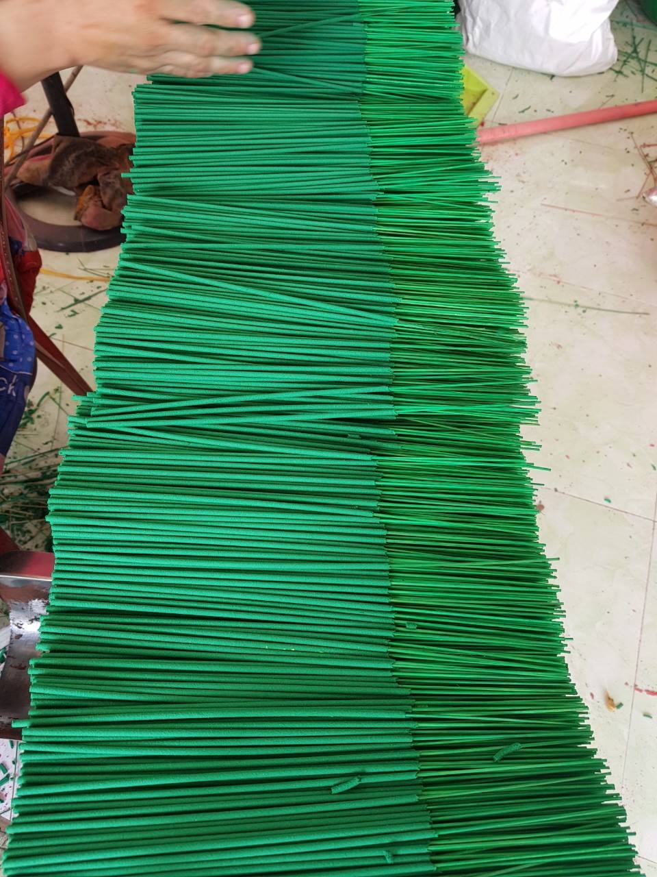 สีเขียว