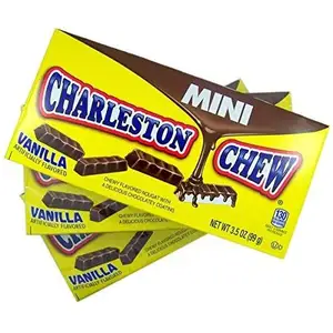 Mini Charleston Chew Vanille Boîte de Théâtre, 3.5 oz (1 Boîte)