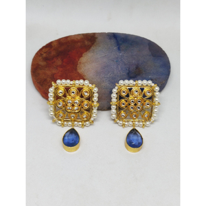 Boucles d'oreille en pierre pour filles et femmes, boucles d'oreille faites à la main, nouvelle tendance, - Product Image 3