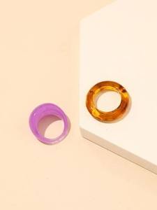 แหวนอะคริลิคสไตล์พื้นเมืองจากอินเดียทำมือสำหรับผู้หญิงและเด็กผู้หญิงดูคลาสสิคปรับสีและขนาดได้ตามต้องการ - Product Image 5