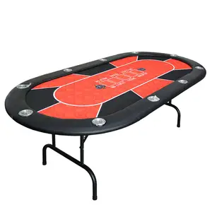 Premium Quality Professional Home Großhandel Gaming Small Texas Casino Faltbarer Pokertisch