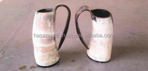 Taza vikinga con cuerno Natural, tazón para beber, para casa, Hotel y restaurante - Product Image 5