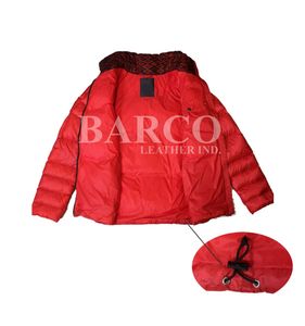 Ropa de calle de invierno unisex, chaqueta hinchada con capucha, bolsillo con soporte, personalizable, nuevo estilo, Abrigo acolchado, manga larga, costura de Panel cruzado - Product Image 3