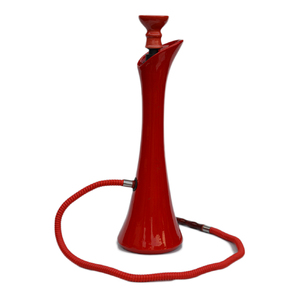 Narguilé de finition rouge brillant, pour décoration de mariage et de fête, conception d'outils de fumage, haute qualité - Product Image 1