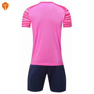 Free design Men boys high quality custom logo teamname printing Soccer Jerseys Football Team Uniform Soccer Kit - Product Image 4