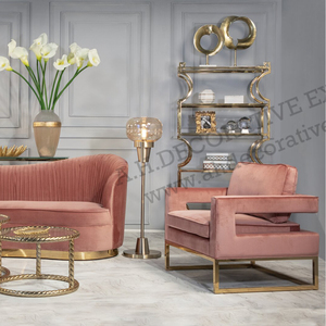 Sculpture de table en métal moderne pour bureau Base en marbre moderne de haute qualité Sculpture en aluminium antique dorée pour décoration de maison - Product Image 5