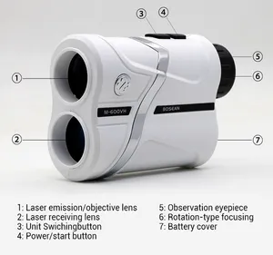 RTS M-600S الأبيض جولف rangefinder مناظير للماء ليزر جولف rangefinder 600m