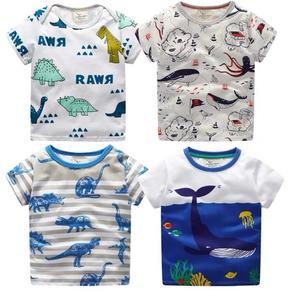 Camiseta de manga corta con cuello redondo para niños, Camisa lisa de manga corta, servicio OEM, nuevo estilo - Product Image 5