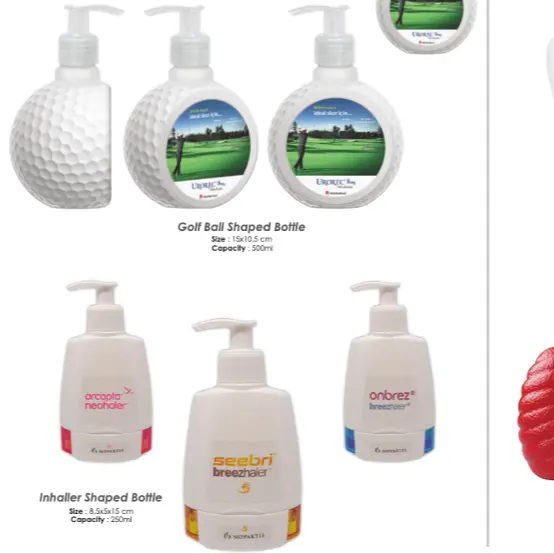 Bottiglia di plastica a forma di pallina da Golf promozionale