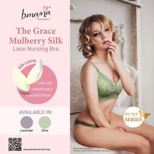 Super confortable 3D dentelle soie doux Cool Touch 3/4 bonnets soutien-gorge d'allaitement XXL bonnet taille solide extensible pour Sport/décontracté tous les jours - Product Image 4