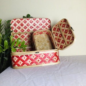 Bamboo lunch box Bamboo cake box kitchen storage bamboo products
