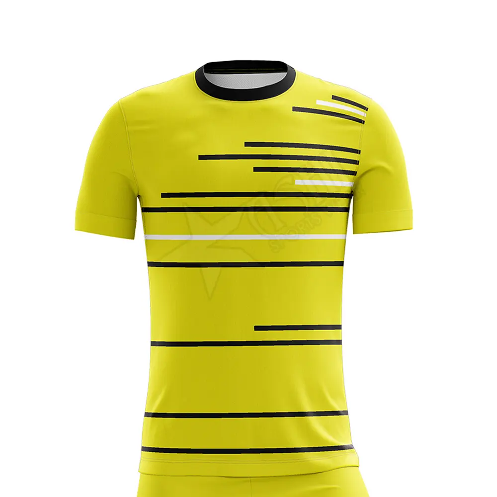 Promotionele Top Kwaliteit Voetbal Jersey Voor Jeugd Ademende Sneldrogende Voetbal Slijtage Volwassen Custom Voetbal Jersey Uniform