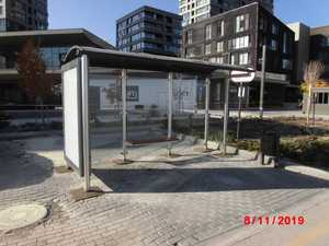 Refugio de autobús de acero inoxidable de alta calidad de diseño moderno, caja de luz LED rectangular duradera, publicidad exterior con aluminio - Product Image 5