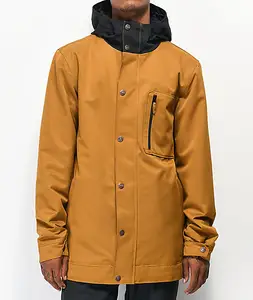 Plegie-veste de ski pour hommes, manteau d'hiver avec capuche en plumes, manteaux chauds coupe-vent, fabricant au Bangladesh