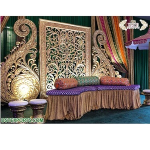 Mehndi เวทีตกแต่งกรอบ Mehndi เวทีฉากหลังตกแต่งแผงเฮนน่าเวทีตกแต่งแผงและกรอบ - Product Image 1