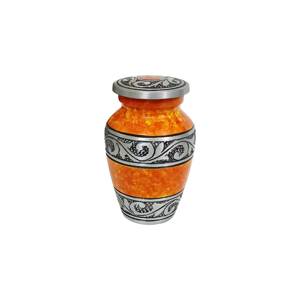 Small Tulip Blue Cremation Keepsake Urn <b>Funeral</b> <b>Supplies</b> and Burial Urn Small Keepsake Garden Urns for Human Ashes - Product Image 2