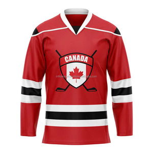 Maillot de Hockey sur Glace Unisexe Personnalisé en Gros, Grande Taille, Noir et Jaune, en Polyester, Impression par Transfert Thermique pour Équipes OEM - Product Image 1