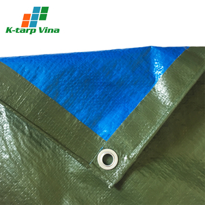 Vietnam K Tarp Vente en gros Bâche enduite de PE à usage moyen Étanche 80-120 GSM Service de traitement de coupe de couleur personnalisé - Product Image 4