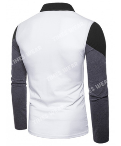 Camiseta de manga larga para hombre, Polo de Color de alta calidad - Product Image 6