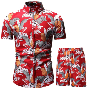 Conjunto de pantalones cortos informales para hombre, camiseta de manga corta, chándal sólido, ropa de verano, 2 piezas - Product Image 2