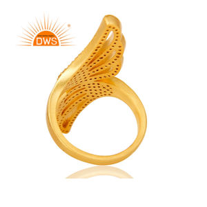 Bague pour mariage, bijou en topaze blanche, plaqué or, argent Sterling, vente en gros, Design, luxe - Product Image 3