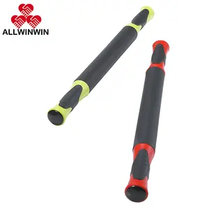 Allwinwin msk04 bastão de massagem de espuma lisa, perna de rolo dobrável