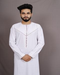 Arabic <b>Men's</b> Long Dress Islamic Dubai <b>Men</b> Thobe Clothing Abaya Muslim White <b>Robe</b> Muslim <b>Men</b> <b>Robe</b> - Product Image 2