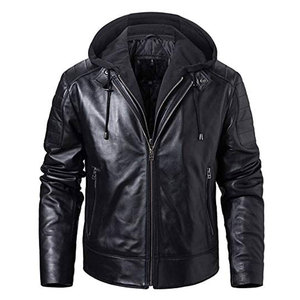 Veste en cuir de moto de style japonais de haute qualité, col montant fin, saison hivernale, vente au détail et en gros depuis Sialkot, Pakistan - Product Image 2