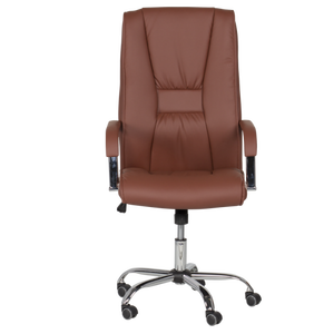 High Back Quality Manager Ergonómico Computadora PU Escritorio giratorio Silla de oficina con base de cromo pesado Carmen 6500 - 6 colores - Product Image 2