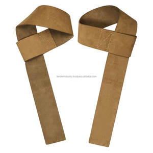 Sangles de poignet d'haltérophilie en cuir de vachette personnalisables - Product Image 3