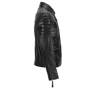 Cremallera de cuero de oveja, cierre en todos los colores, negro - Product Image 4