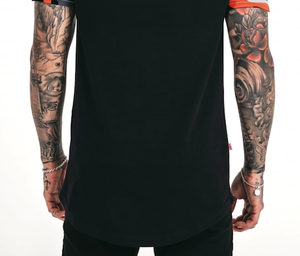 OEM/ODM 100% algodón personalizado pesado hombres camiseta de alta calidad cuello redondo palangre camiseta en blanco - Product Image 6