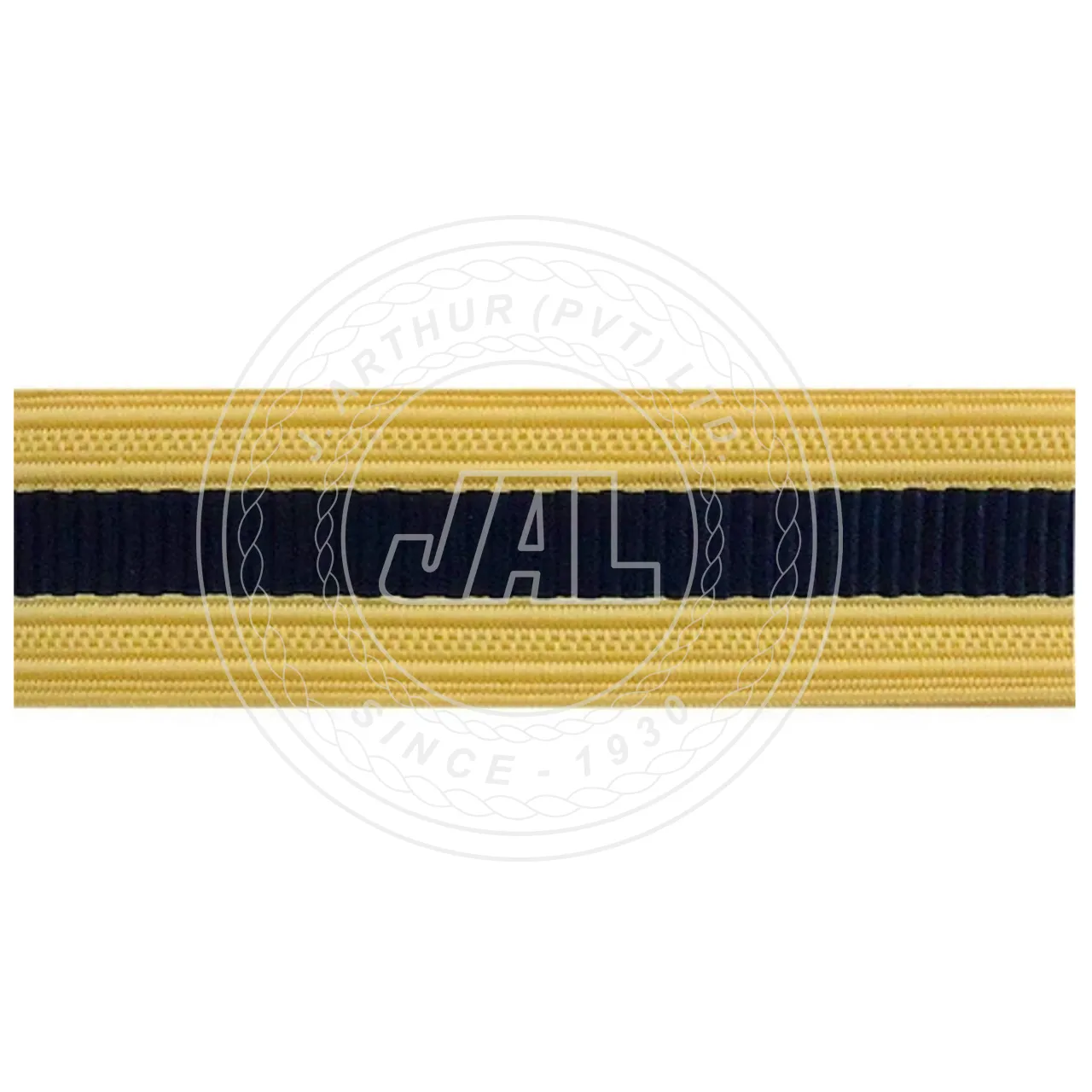 Sleeve Braid Adjutant General - Dark blue and gold Ceremonial bullion wire braid Lace Gold Thread/Mylar Braid/Lace