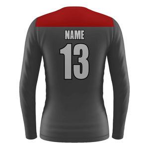 ชุดกีฬาทีมฟุตบอลเสื้อเจอร์ซีย์พิมพ์ลายซับลิเมชันชุดวอลเลย์บอลโลโก้ออกแบบได้ตามต้องการ - Product Image 2